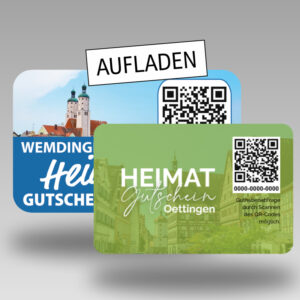 Heimat-Gutschein Donau-Ries Aufladung
